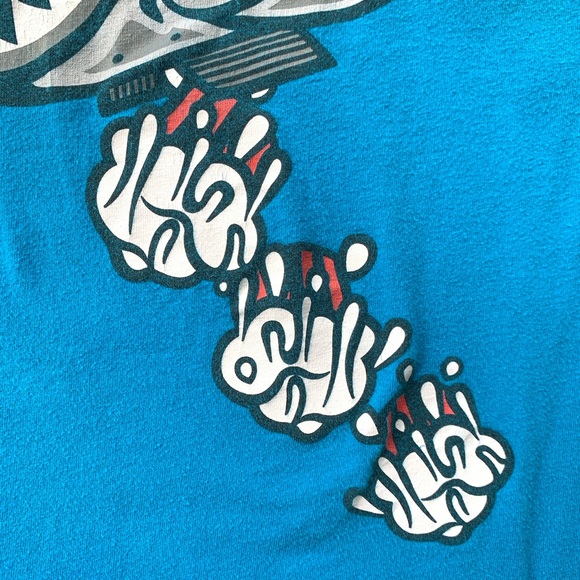 Johnny cupcakes blue bomber shirt G-021 - Picture 5 of 9